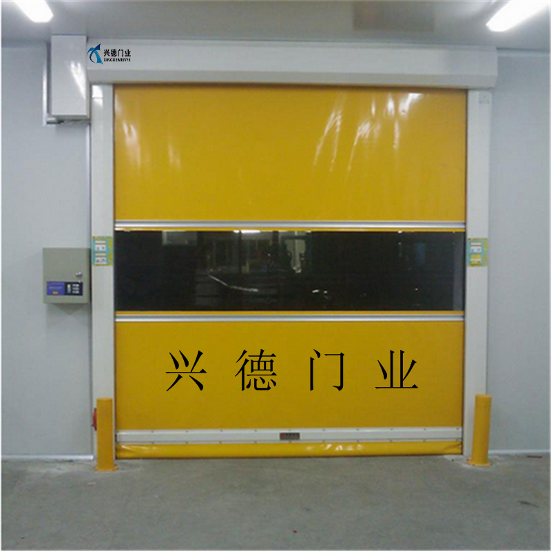 興德門眾多企業廠房選擇,只因快硬質快速門的人性化